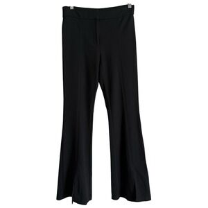 Loft‎ Women's Size 2 Split Hem Flare Ponte Twill Pants Stretch Casual Business